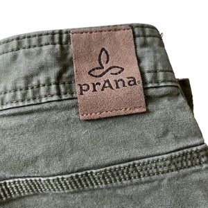 prAna Olive Green Bronson Pants Organic Cotton 28x30
